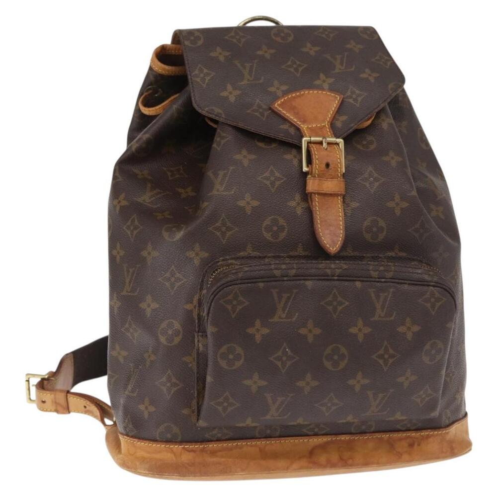 LOUIS VUITTON Monogram Montsouris GM Backpack M51135 LV Auth ka1201